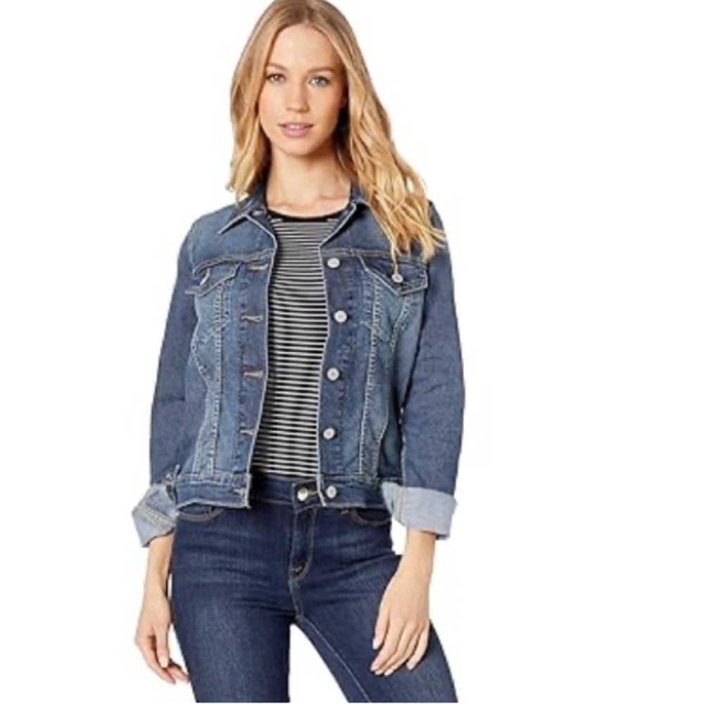 Signature by Levi Strauss Blue Denim original truckers jacket size medium